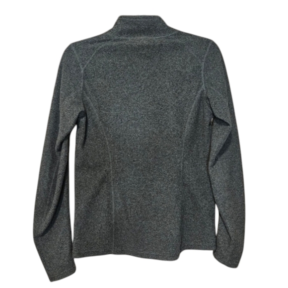 The north face women's grey fleece quater zip pullover jacket size small - Picture 3 of 8